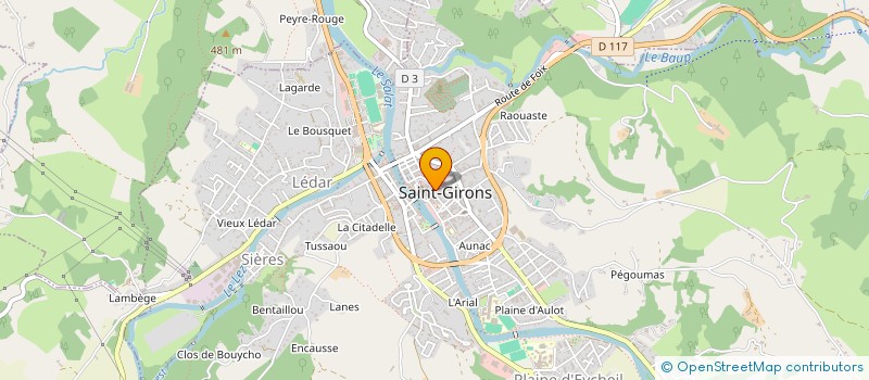 localisation de l'entreprise LES SNACKEUSES à SAINT-GIRONS