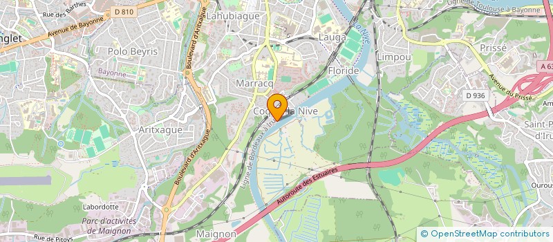 localisation de l'entreprise LES SNIFFONS à BAYONNE