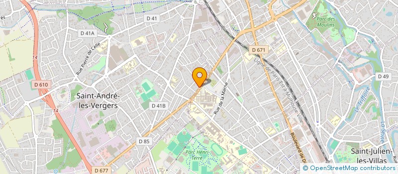 localisation de l'entreprise LES SOC'  SAINT-ANDRE-LES-VERGERS