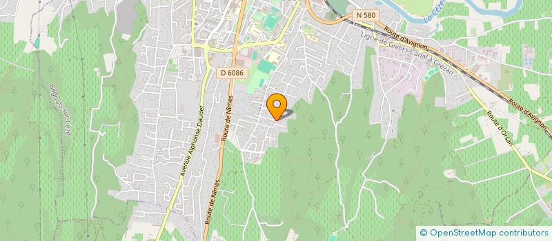 localisation de l'entreprise LES SOEURCIERES  BAGNOLS-SUR-CEZE