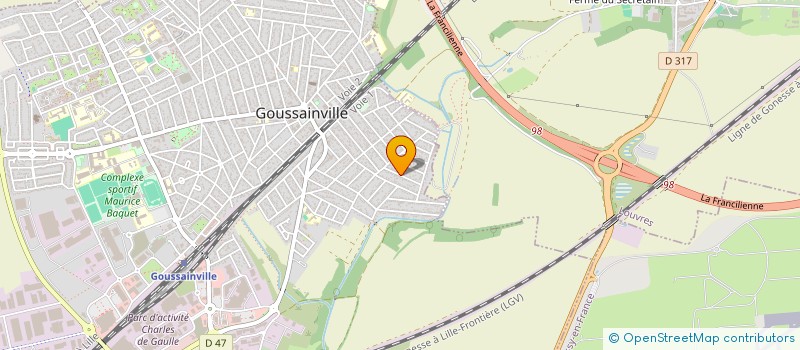 localisation de l'entreprise LES SOEURS à GOUSSAINVILLE