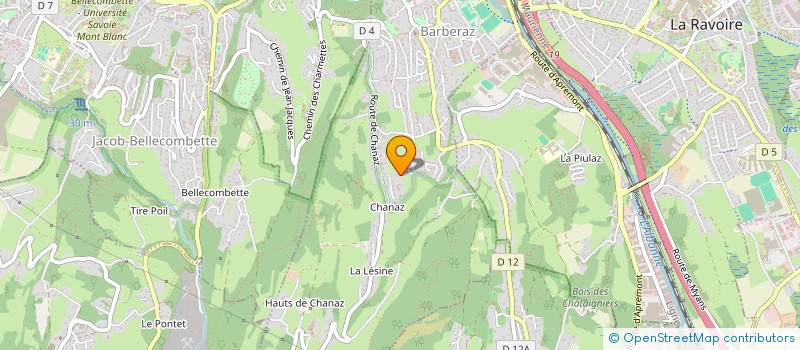 localisation de l'entreprise LES SOEURS  BARBERAZ