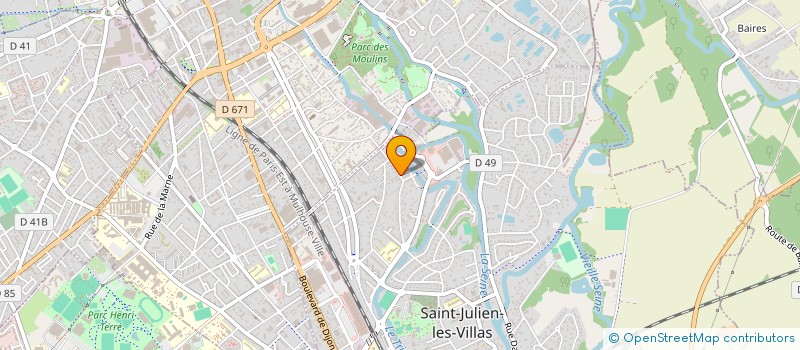 localisation de l'entreprise LES SOEURS BEDJA  SAINT-JULIEN-LES-VILLAS