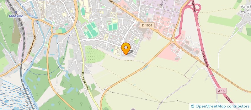 localisation de l'entreprise LES SOEURS CAULORET à ABBEVILLE