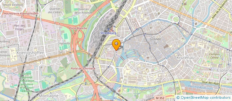 localisation de l'entreprise LES SOEURS DE MINUIT à STRASBOURG