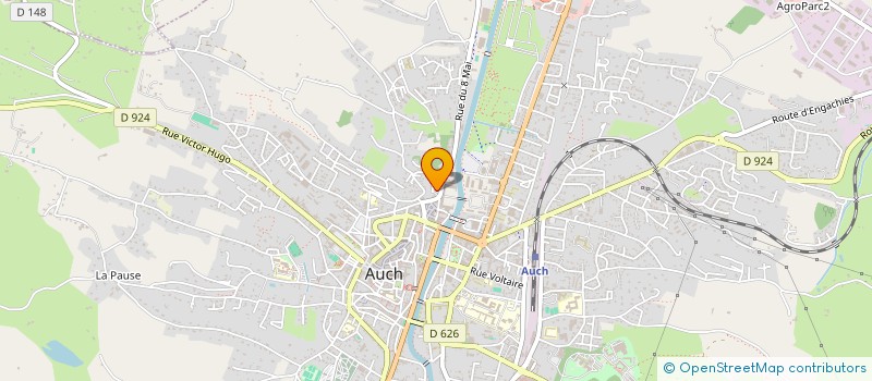 localisation de l'entreprise LES SOEURS GARAGE  AUCH