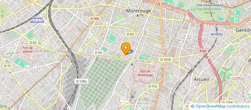 localisation de l'entreprise LES SOEURS MARIE à MONTROUGE
