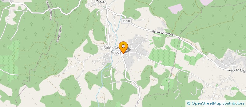 localisation de l'entreprise LES SOEURS S  SAINT-ANTONIN-DU-VAR