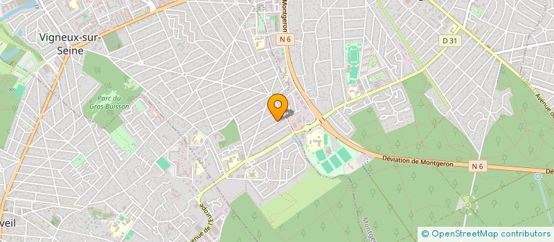 localisation de l'entreprise LES SOEURS VTSA à VIGNEUX-SUR-SEINE