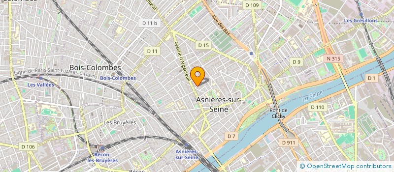 localisation de l'entreprise LES SOIERIES DU MEKONG à ASNIERES-SUR-SEINE