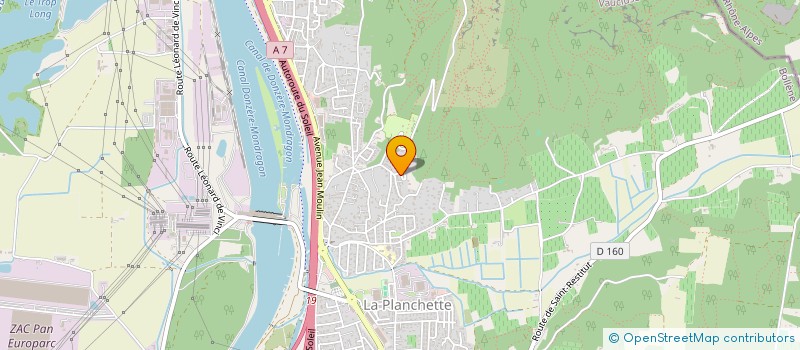 localisation de l'entreprise LES SOIGNANTES DU DESERT  BOLLENE