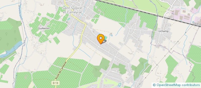 localisation de l'entreprise LES SOINS D'AME-OUR  TALENCE