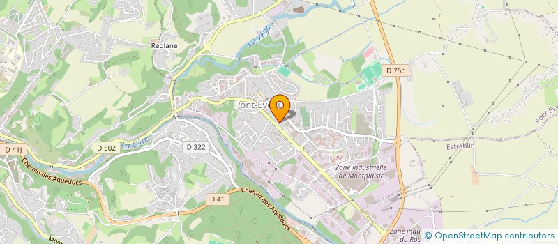localisation de l'entreprise LES SOINS DU LINGE à PONT-EVEQUE