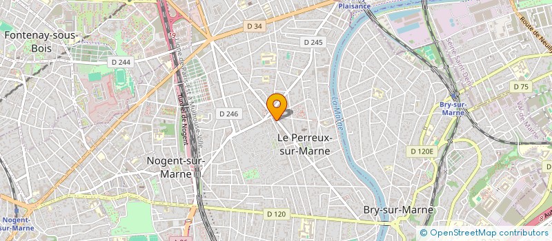 localisation de l'entreprise LES SOINS DU MONDE à LE PERREUX-SUR-MARNE