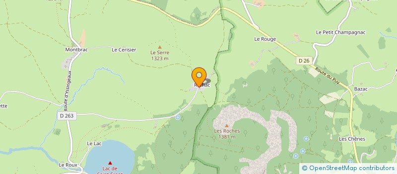 localisation de l'entreprise LES SOIREES DE ROFFIAC A L'ATELIER MAISON SALOMON  SAINT-FRONT