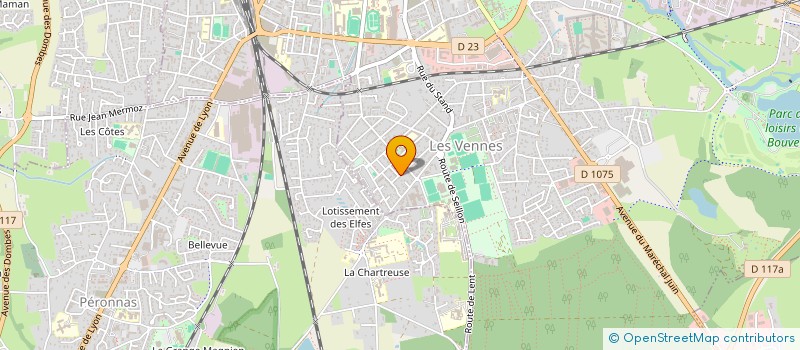 localisation de l'entreprise LES SOIREES MANOUCHE  SAINT-ETIENNE-DU-BOIS