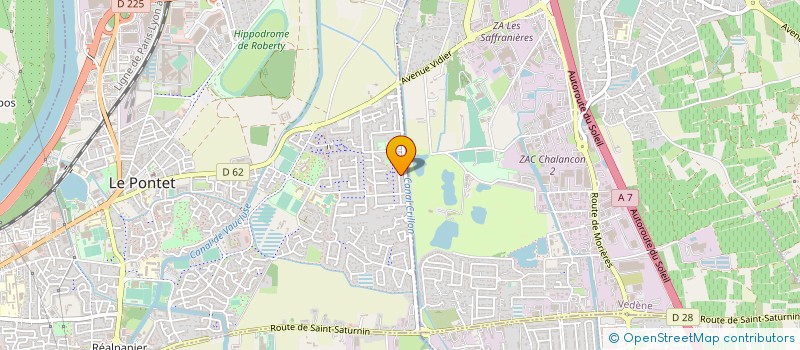 localisation de l'entreprise LES SOLARS DES VIRONS  LE PONTET