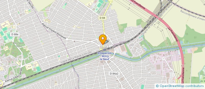 localisation de l'entreprise LES SOLDATS DE LA FAIM  MITRY-MORY