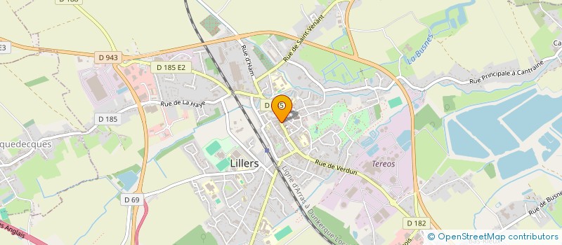 localisation de l'entreprise LES SOLEILS LILLEROIS  LILLERS