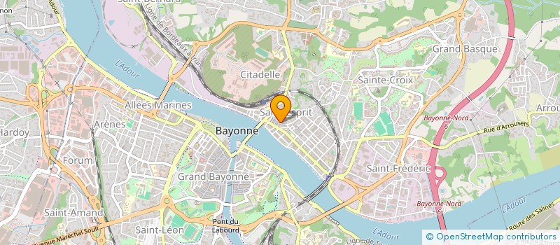 localisation de l'entreprise LES SOLEILS NOIRS à BAYONNE