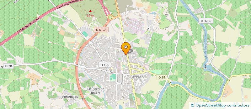 localisation de l'entreprise LES SOLERIANES  BESSAN