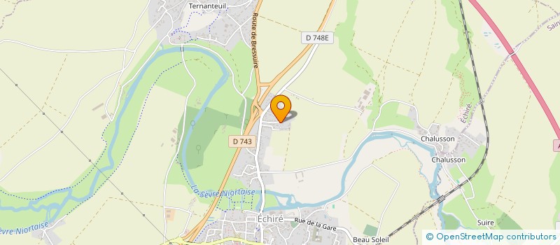 localisation de l'entreprise LES SOLID'ELLES  ECHIRE