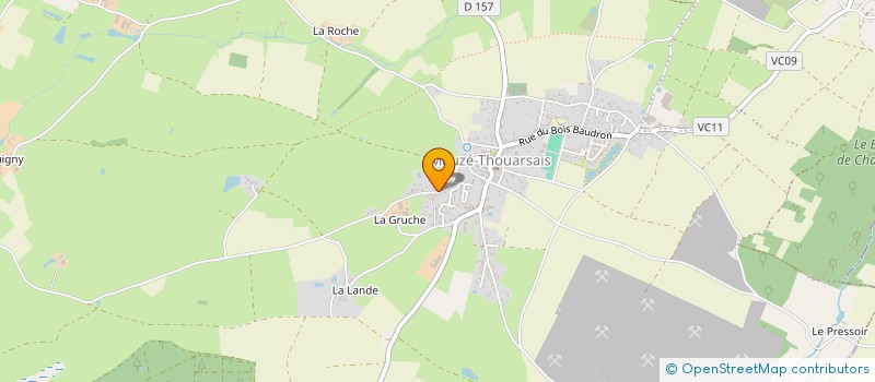 localisation de l'entreprise LES SOLIDAIRES DU THOUARSAIS  THOUARS