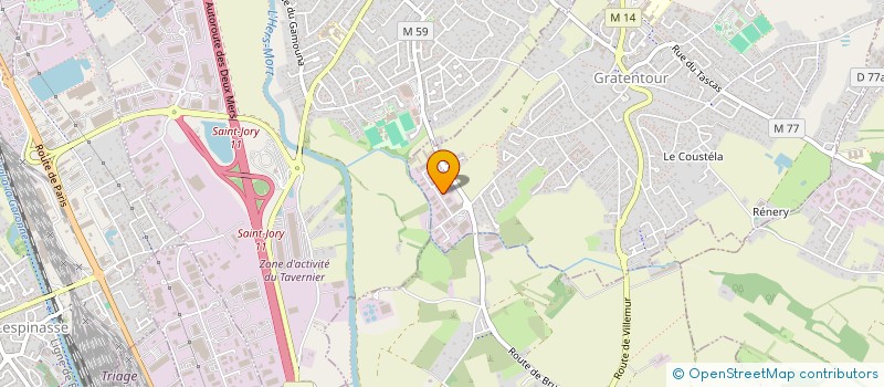 localisation de l'entreprise LES SOLIERS TOULOUSAINS  GRATENTOUR