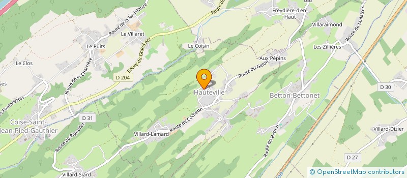 localisation de l'entreprise LES SOLISTES DE CHAMOUSSET  CHAMOUSSET