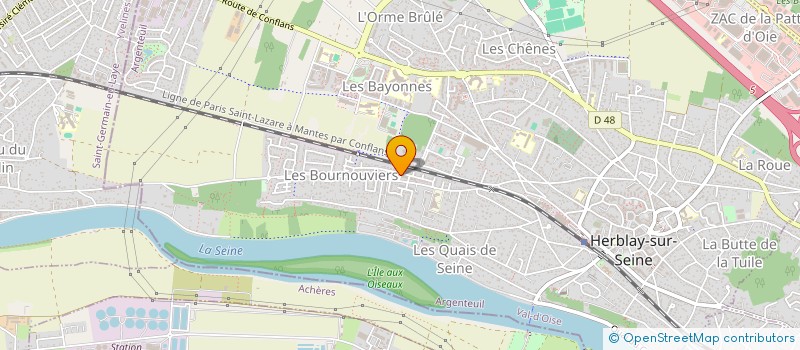 localisation de l'entreprise LES SOLISTES HERBLAY  HERBLAY-SUR-SEINE