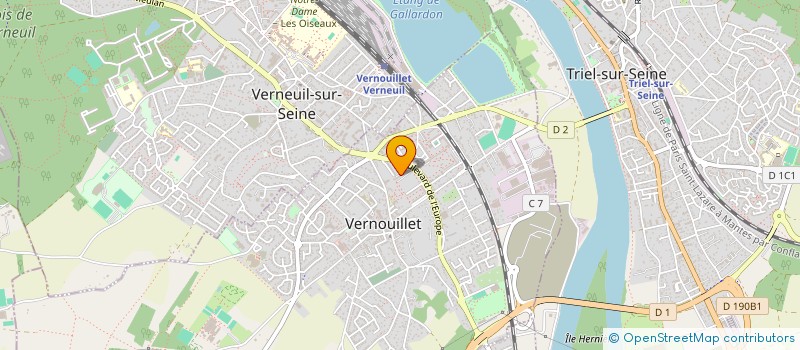 localisation de l'entreprise LES SOLISTES VERNOUILLET à VERNOUILLET
