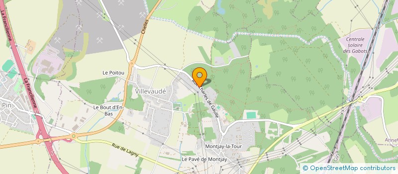 localisation de l'entreprise LES SOLUTIONS ARTISANALES à VILLEVAUDE