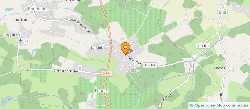 localisation de l'entreprise LES SOLUTIONS ENVIRONNEMENTALES  LOUPES