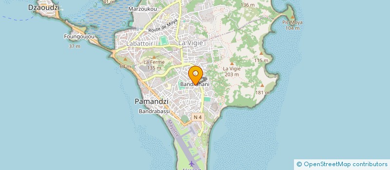 localisation de l'entreprise LES SOLUTIONS PIQUANTES à PAMANDZI