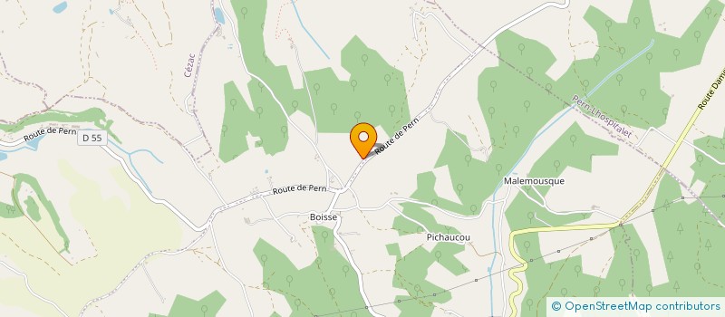 localisation de l'entreprise LES SOMBRAGES  CASTELNAU-MONTRATIER