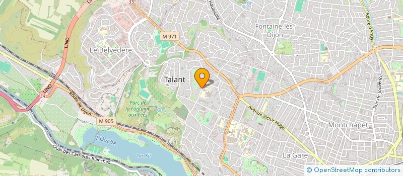 localisation de l'entreprise LES SOMBS  TALANT