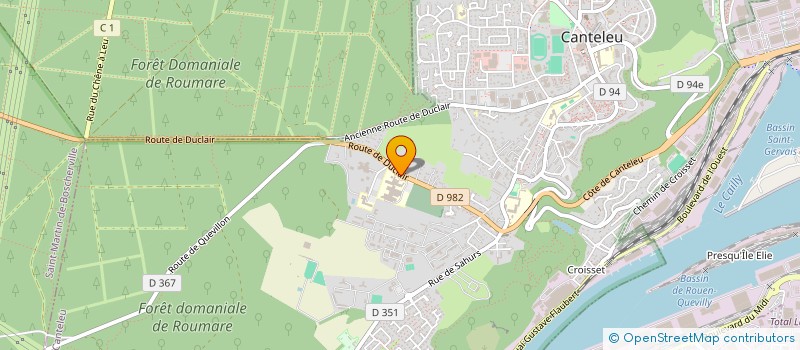 localisation de l'entreprise LES SOMMELIERS DE GEORGES BAPTISTE  CANTELEU