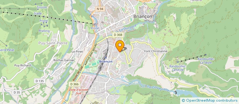 localisation de l'entreprise LES SOMMETS à BRIANCON