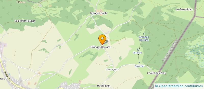 localisation de l'entreprise LES SOMMETS VOISINS  LES FOURGS