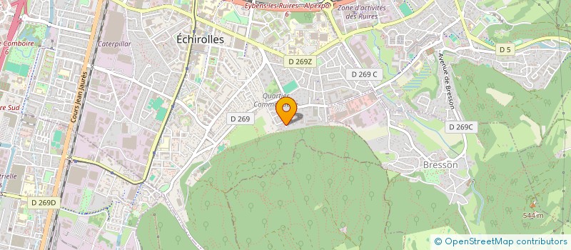 localisation de l'entreprise LES SONATINES II à ECHIROLLES