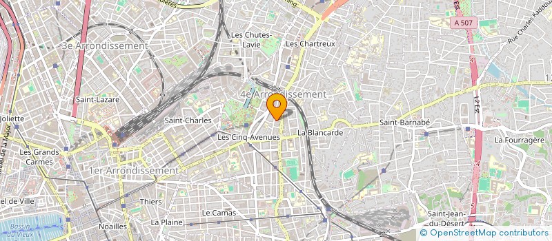 localisation de l'entreprise LES SONGES PHOCEENS à MARSEILLE