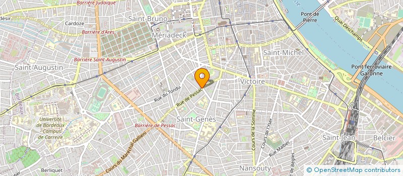 localisation de l'entreprise LES SONNETTES BORDELAISES à BORDEAUX