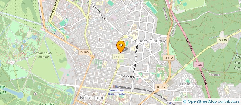 localisation de l'entreprise LES SONS ACCESSIBLES AUX SENS PRODUCTIONS à VERSAILLES