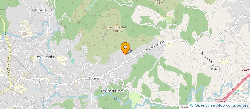 localisation de l'entreprise LES SONS DE LA VIE à AUBAGNE