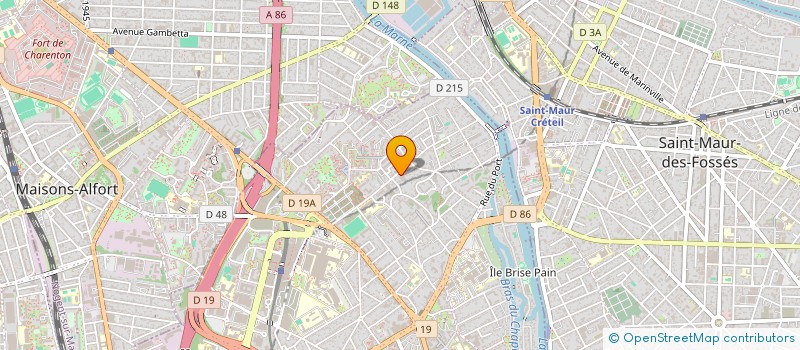 localisation de l'entreprise LES SONS DU CUR D'ISAAC  CRETEIL