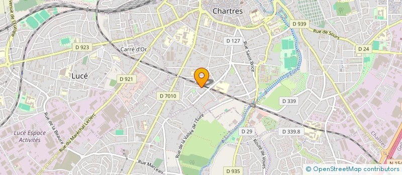 localisation de l'entreprise LES SONS DU SOUS SOL à CHARTRES