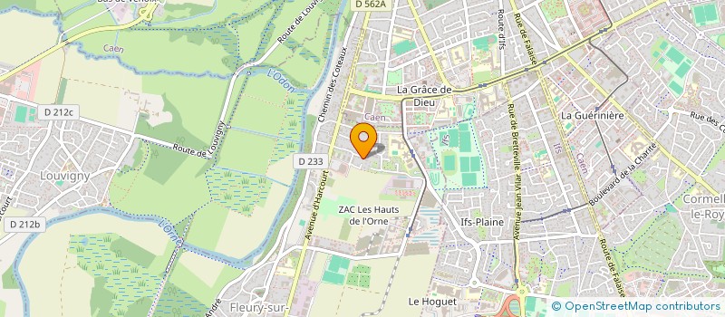 localisation de l'entreprise LES SONS EGARES  FLEURY-SUR-ORNE