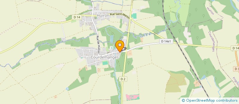 localisation de l'entreprise LES SORANGES  VAVRAY-LE-GRAND