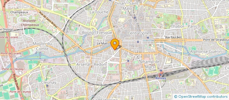localisation de l'entreprise LES SORBIERS  RENNES