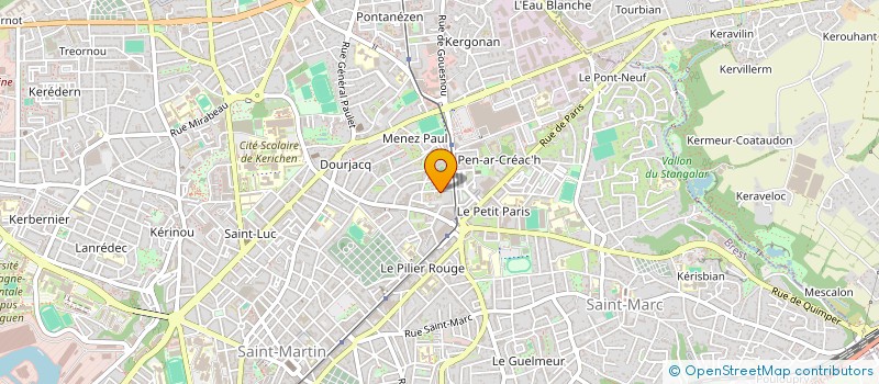 localisation de l'entreprise LES SORCIERES DE GAIA à BREST